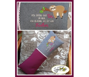 Stickserie - Faultiere Appli